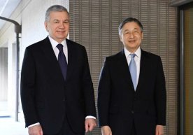 Ўзбекистон президенти Шавкат Мирзиёев Япония императори