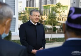 Фото: Президент матбуот хизмати Шавкат Мирзиёев Гулистон