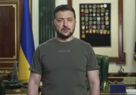 Украина президенти Володимир Зеленский яна бир бор