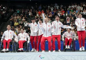 Фото: Reuters Хитой миллий жамоаси Париж-2024 Паралимпия