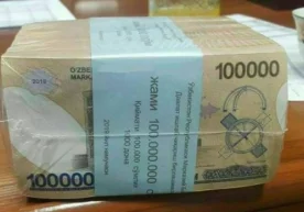 Ўзбекистонда илк 100 минг сўмлик купюра босиб чиқарилди фото