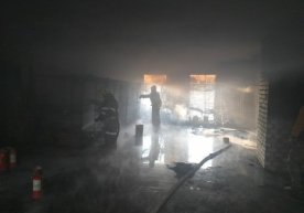 Tashkent City ҳудудида ёнғин содир бўлди фото