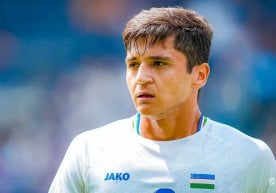 Is Abdukadir Khusanov in the main squad in the match against "Tottenham"? фото