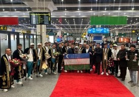 Uzbekistan's amputees team returns home after winning the Asian Championship фото