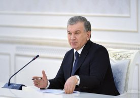 Shavkat Mirziyoyev ilk bor matbuotga intervyu berdi фото