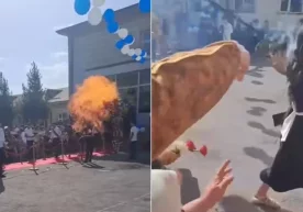 Namangan viloyatidagi bir maktabda gaz to‘ldirilgan