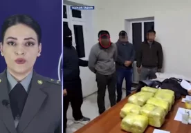 Видеодан скриншот Тожикистон ва Қирғизистондан контрабанда