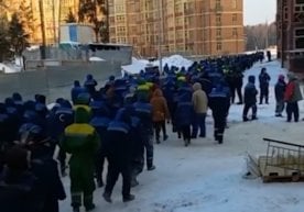 Москвада ўзбекистонлик мигрантлар оммавий норозилик митинги ўтказди фото