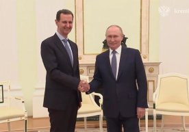 Путин Кремлда Башир Асадни қабул қилди фото