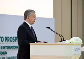 Президент Шавкат Мирзиёев Наманган шаҳрида ўтказилаётган