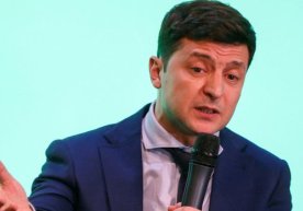 Украинанинг бўлғуси президенти Владимир Зеленский 27