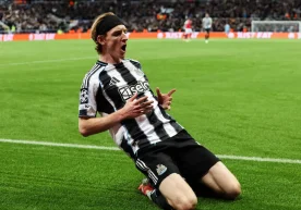 Ньюкасл жамоаси футболчиси Энтони Гордон Чемпионлар лигаси