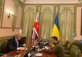 Foto: Twitter / @UkrEmbLondon Buyuk Britaniya bosh vaziri