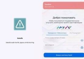 Солиқ мобил иловаси ва MyGov порталида жиддий техник