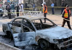 Покистоннинг Толибон ҳаракати Исломободдаги суд биноси