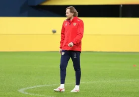 Rusya Milli Takımı teknik direktörü Valeriy Karpin,