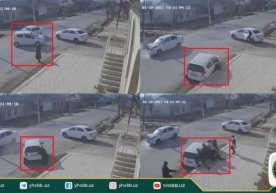 Samarqandda YTH: «Spark» ostida qolgan ayolni odamlar chiqarib oldi фото