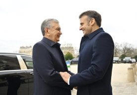 An official welcoming ceremony for the President of Uzbekistan was held in Paris (photo) фото