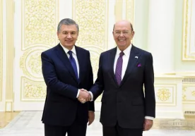 Шавкат Мирзиёев АҚШ савдо вазирини қабул қилди фото