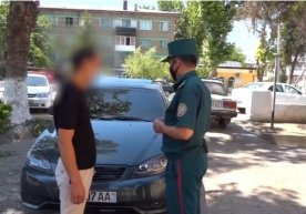 Internetda videosi tarqalgan tonirovka va migalkali Gentra jarima maydoniga qo‘yildi (video) фото