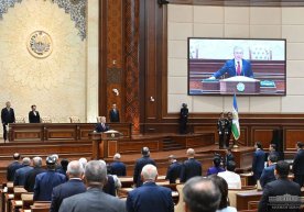 Shavkat Mirziyoyev prezident sifatida qasamyod qildi фото