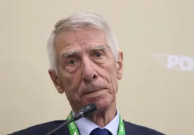 Coach Valery Nepomnyashchy, known for his work with the