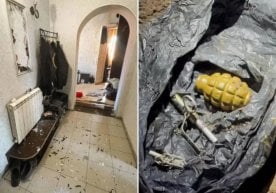 Украинанинг Киев шаҳри яқинида жиноятчи билан юзма-юз