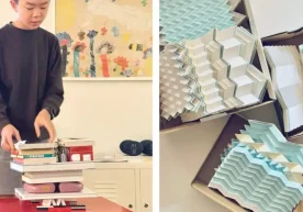 14-year-old Miles Wu has crafted a structure from paper