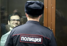 Иля Яшин суд мажлисларидан бирида. Фото: Sergey Petrov /