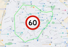 Тошкент Кичик ҳалқа йўлида ҳаракат тезлиги 60 километргача чекланди фото