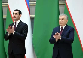 Ўзбекистон Президенти Шавкат Мирзиёев ва Туркманистон