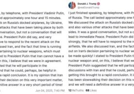 АҚШнинг собиқ президенти Дональд Трамп Truth Social