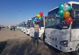 Chekka qishloqlar aholisiga ham zamonaviy avtotransport xizmati ko‘rsatiladi фото