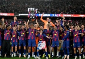 Barcelona has caught up with Real Madrid in the number of