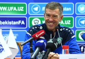 Сречко Катанец билан матбуот анжуманидан аввал ЎФА