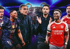 La final de la Champions League entre Arsenal y PSG, que