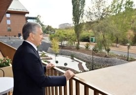 Президент Шавкат Мирзиёев Тошкент вилоятининг Бўстонлиқ
