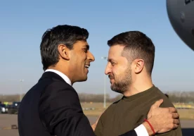 Фото: RISHI SUNAK/TWITTER Володимир Зеленский чоршанба