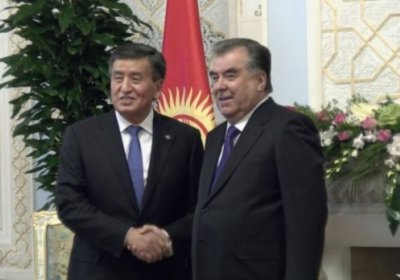Dushanbeda Tojikiston va Qirg‘iziston prezidentlarning muzokaralari bo‘lib o‘tdi фото