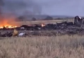 Фото: Видеодан кадр Суданда бортида руслар бўлган юк