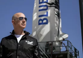 Amazon asoschisi Jeff Bezosning suborbital parvoz