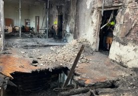 Киевдаги ҳукумат биноси ракета зарбасига учради. Украина