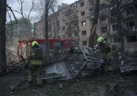 Украина расмийлари Киев шаҳри ва бошқа ҳудудларга қилинган