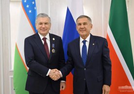 Shavkat Mirziyoyev Tataristonning "Do‘stlik" ordeni bilan taqdirlandi фото