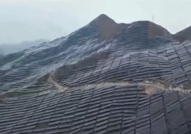 Хитойнинг Гуйчжоу вилоятида минглаб қуёш панеллари билан