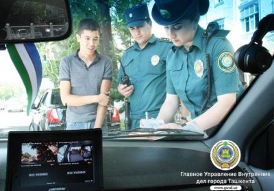 Toshkent IIBB YPX yangi turdagi video qayd etish moslamasini sinovdan o‘tkazmoqda фото