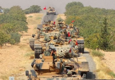 Suriyada kurdlar turklarning tanklariga hujum qilishni boshladi фото