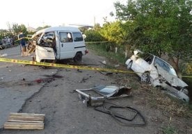 Xorazmda 18 yoshli yigit otasining Lacetti’sida Damas bilan to‘qnashdi (foto) фото
