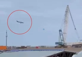 Фото: Видеодан кадр 25 декабр куни Embraer 190 йўловчи