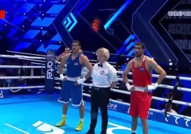 Тошкентдаги "Ҳумо арена"да бокс бўйича эркаклар